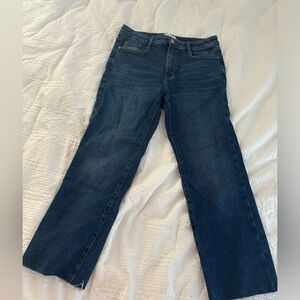Zara Cropped Flare Rae Hem Jeans